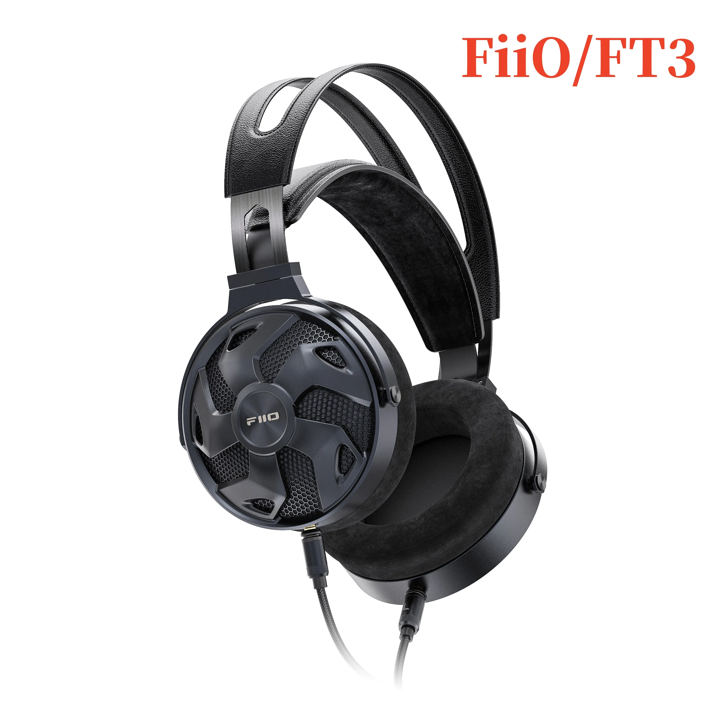 FiiO/FT3 Metal Large Dynamic Wired Open Headphone High Fidelity HiFi Fever Ear