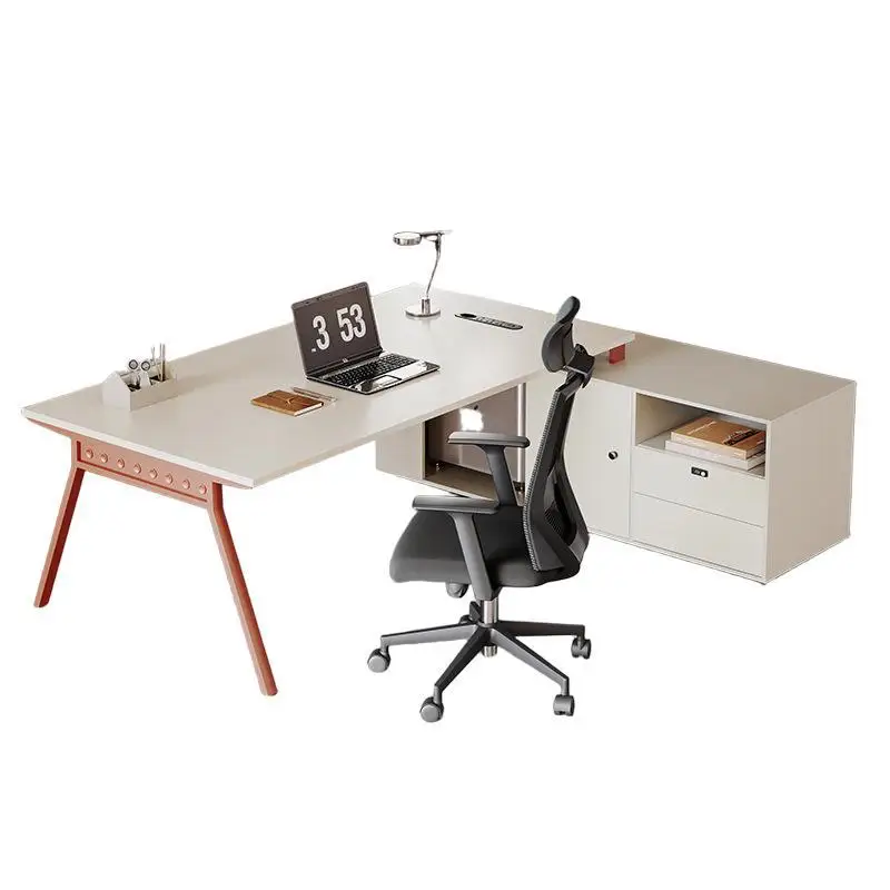 

Simple and modern president desk, single office desk