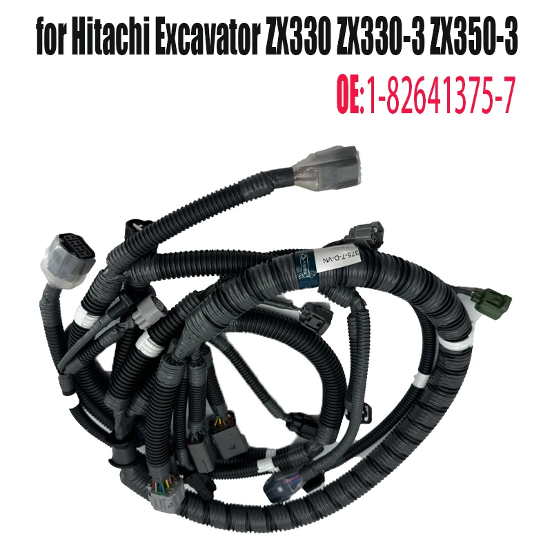 6HK1 1- 82641375 -7 жгут проводов двигателя для Hitachi ZW220 ZW250 ZX330-3 ZX350-3-AMS ZX350H-3 ZX350H-3F ZX400LCH-3 1826413757