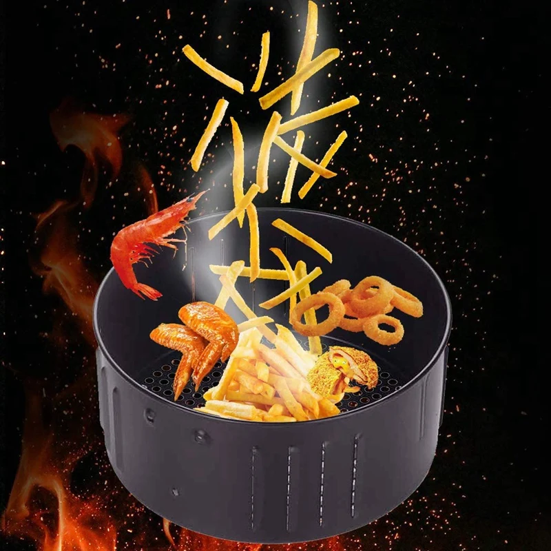 Air Fryer Replacement Basket Air Fryer Basket Replacement Accessories Non-Stick Fry Basket