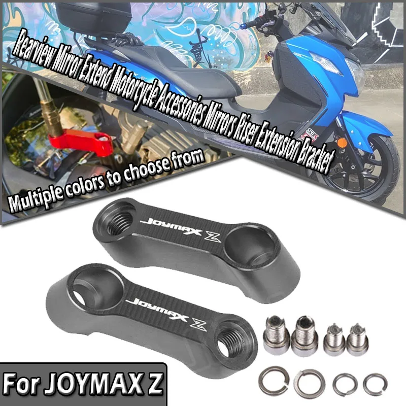 10mm 8mm Rearview Mirror Extend Motorcycle Accessories Mirrors Riser Extension Bracket For SYM JOYMAX Z300 Joymax Z 300