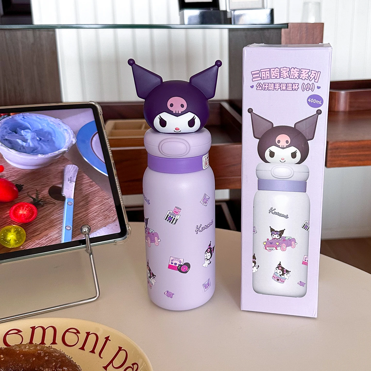 

Чашка для воды Miniso Sanrio, изолированная чашка, чашка для прямого питья, специальная бутылка для воды для детей, нержавеющая сталь 316, подарок для детей