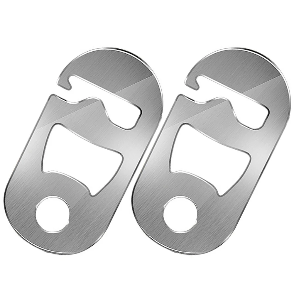 

2Pcs Outdoor Tent Rope Buckles Anti-Slip Rustproof Stainless Steel Tightener for Canopy Fixing Camping Hiking Wind Rope Adjuster