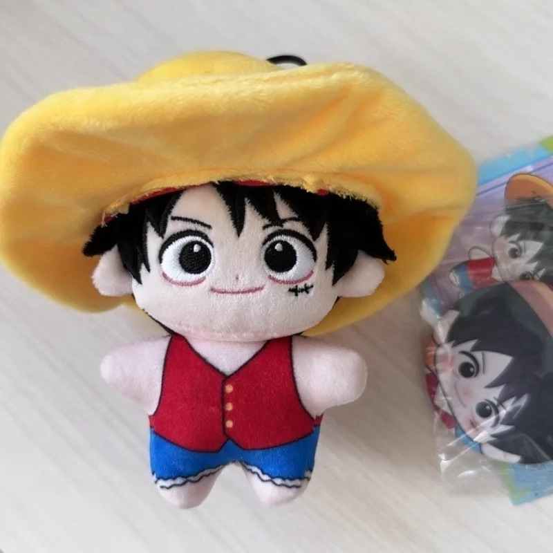 Bambole di peluche anime carine di un pezzo da 10 cm - Rufy Zoro Ace Sanji Peluche morbidi Regalo a tema giapponese per i fan Compleanno per tutti