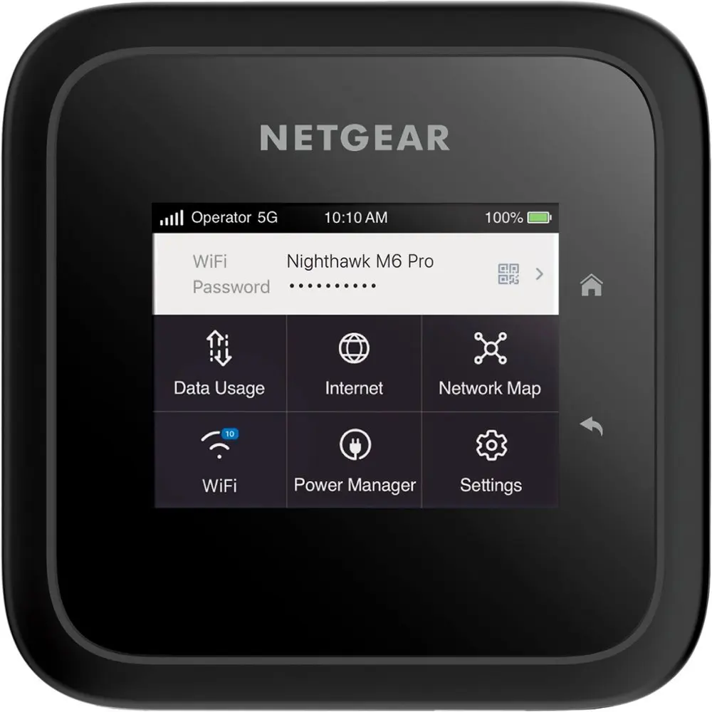 

NETGEAR - Nighthawk M6 Pro 5G mmWave Wi-Fi 6E Hotspot-черный (разблокирован)