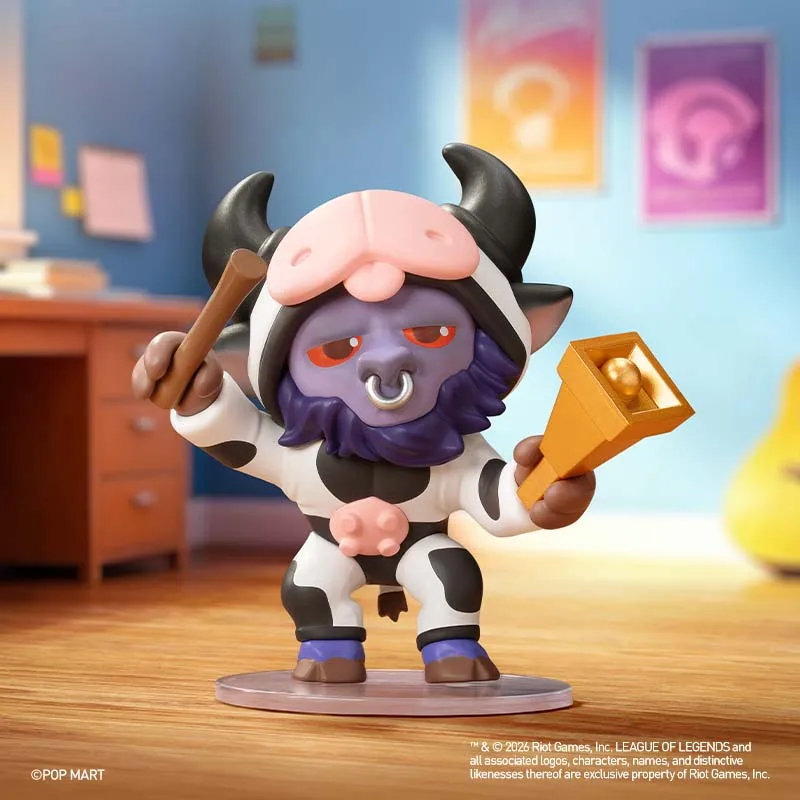 POP MART New Arrival League Of Legends Series Clash Of Cuties Serie Blind Box Anime Action Figure Toy Collect Gift For Game Fans - view 4