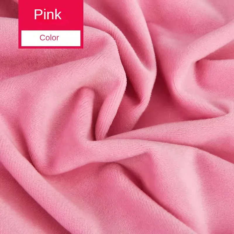 خياطة ذاتية الصنع قماش مخملي سميك ، ناعم وناعم ، وسادات ، أريكة ، أثاث ، قماش تنجد ، وردي وأسود ، بالمقياس #4