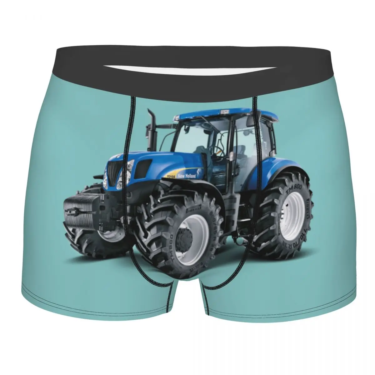 Custom Sexy Male Fashion Tractor Underwear Boxer Briefs Breathable Shorts Panties Underpants