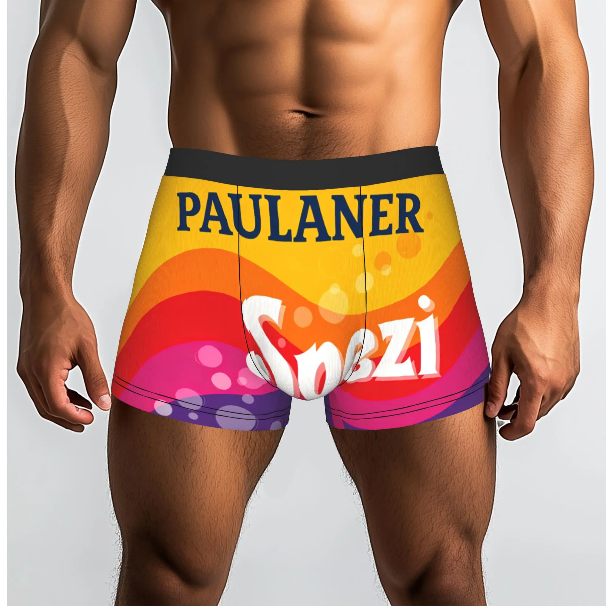 Custom P-paulaners Spezi Munich Beer Drink Boxer Shorts For Homme 3D Print  Underwear Panties Briefs Breathable Underpants