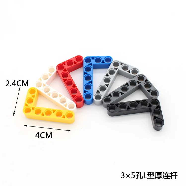 30PCS Technology 32526 Modified Bent Thick L-Shape 3x5 Bricks Building Blocks Toy Accessories Combination Mechanical