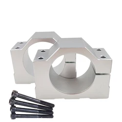 60mm Metal Alloy  Electric Spindle Base  Dc Motor fixing Bracket Optical Axis fixed Seat 65mm