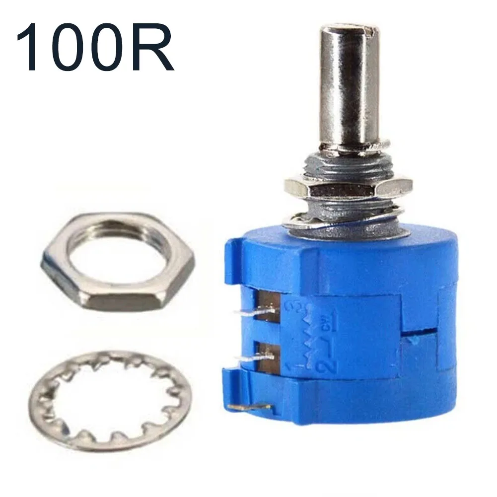 10 Turn 3590S Wirewound Potentiometer 2W Rotary Variable Resistor For Voltage Control And Industrial Equipment Testing