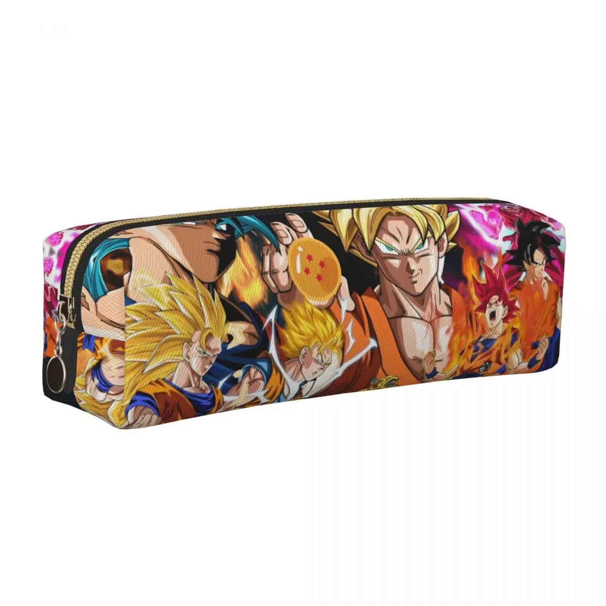 

Dragon Ball Z Pencil Case DBZ Anime Characters Pencil Box Pen Box for Student Big Capacity Bag School Zipper Accessories