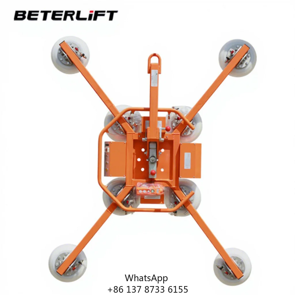 CE Certificated 800kg 1000kg 1200kg Heavy Duty Versatile Lifting Equipment Manual Vacuum Lifter For Glass