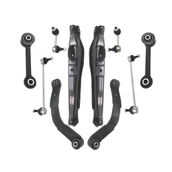 Punino 10pcs Rear Upper Lower Control Arms Lateral Link Kit Sets for Jeep Compass Patriot Dodge Caliber 2007 2008 2009