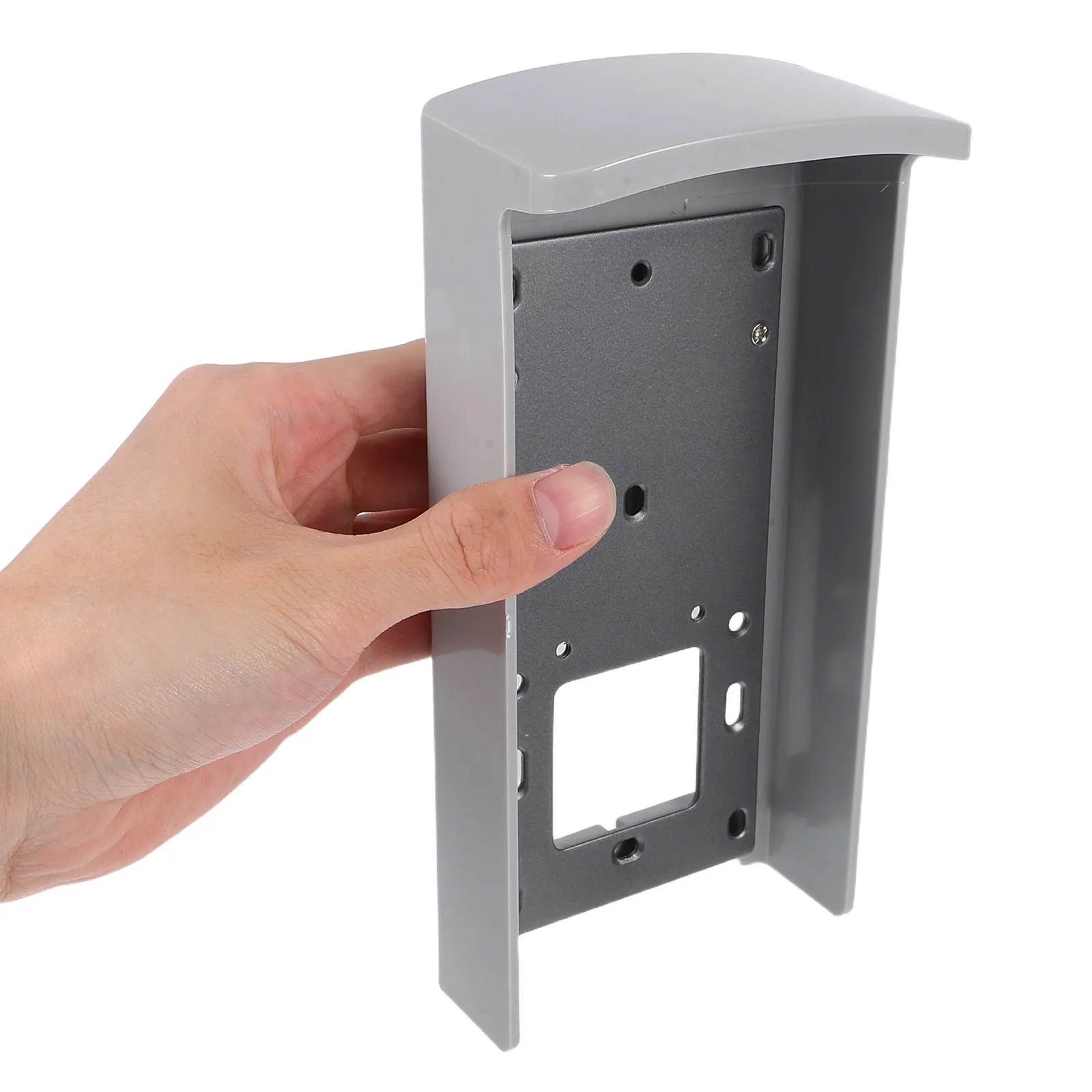 Access Control Protective Cover Machine Guard Rainproof White Plastic Doorbell Cover Outdoor Weatherproof Sunproof Long Lasting