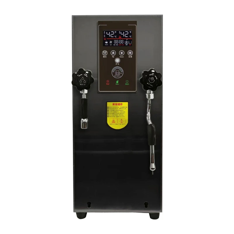 Smart touch screen steam boiling water milk foam machine, milk tea shop beverage shop boiling water machine 304 stainless
