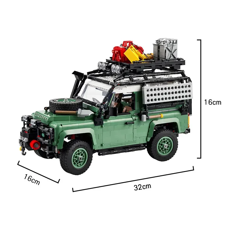 2023 New 10317  Supercar Roiver Off-Road Defender 90 Vehicle Car Model Building Blocks Bricks Toys for Kids Boys Birthday Gifts