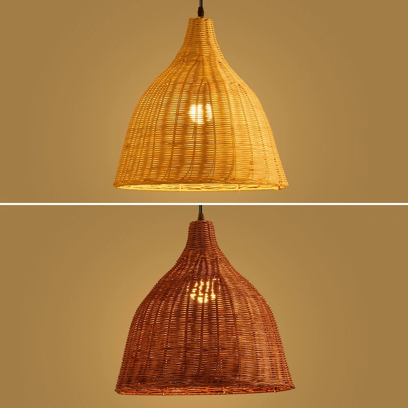 

Rattan Chandelier Creative Personality Art Rattan Lamp Shade Restaurant Restaurant Hotel South East Asia Wind Bamboo Lantern