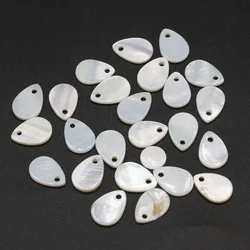 Mother of pearl shell natural freshwater elliptic type pendant beads Loose Bead for DIY Elegant Necklace Bracelet Jewelry Making