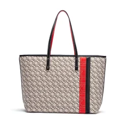 Color Clash Design Classic Retro Women's New Shoulder Bag Hot Gold Letter Printing Women's Handbag Large Capacity