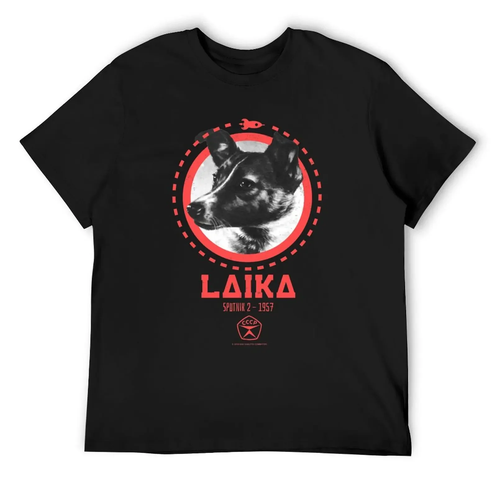 

Laika - Sputnik T-Shirt street wear anime stuff T-shirt men