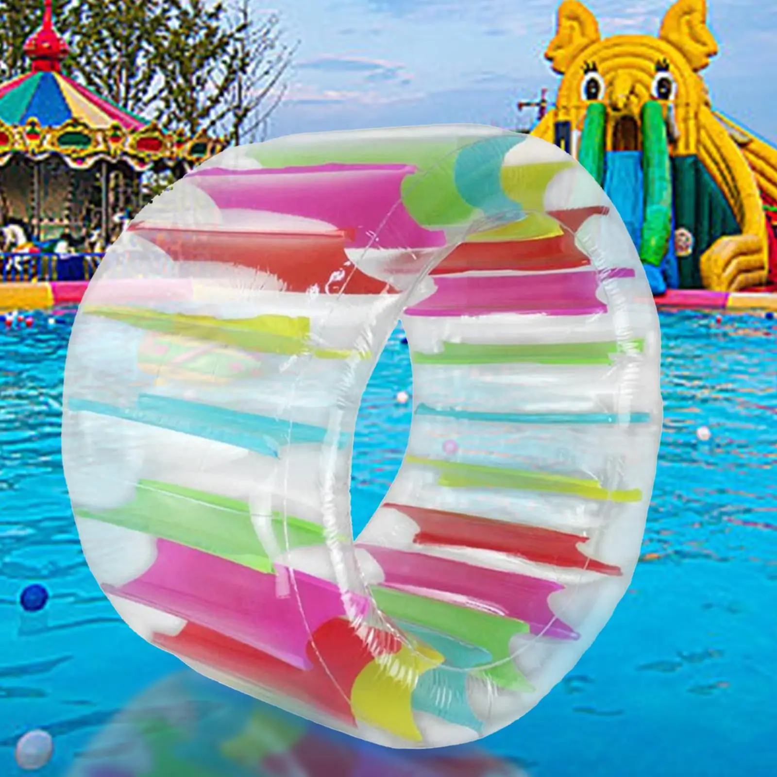 

Colorful Water Wheel Float for Kids and Adults - Fun Outdoor Pool Toy