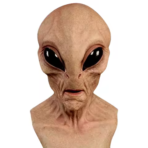 Alien Funny Mask Latex Halloween Scary Mask Realistic Creepy Halloween Masks for Halloween Carnival Costume Party Props