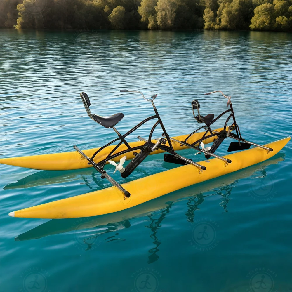 2026New Inflatable Water Bike Double Seat Pedal-Powered Water Bicycle for Lake & Sea Recreatiopromote sales view 3