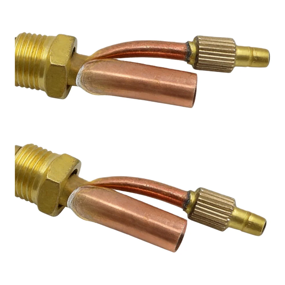 WP 26 Split Upper End Front Connector Copper Welding Torch Fitting with 59mm Length 10mm OD and 58mm Air Tube Compatibility