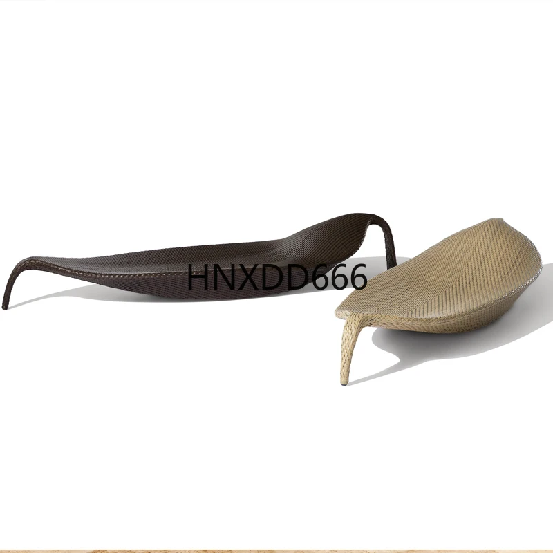 

Swimming pool leisure rattan beach loungers