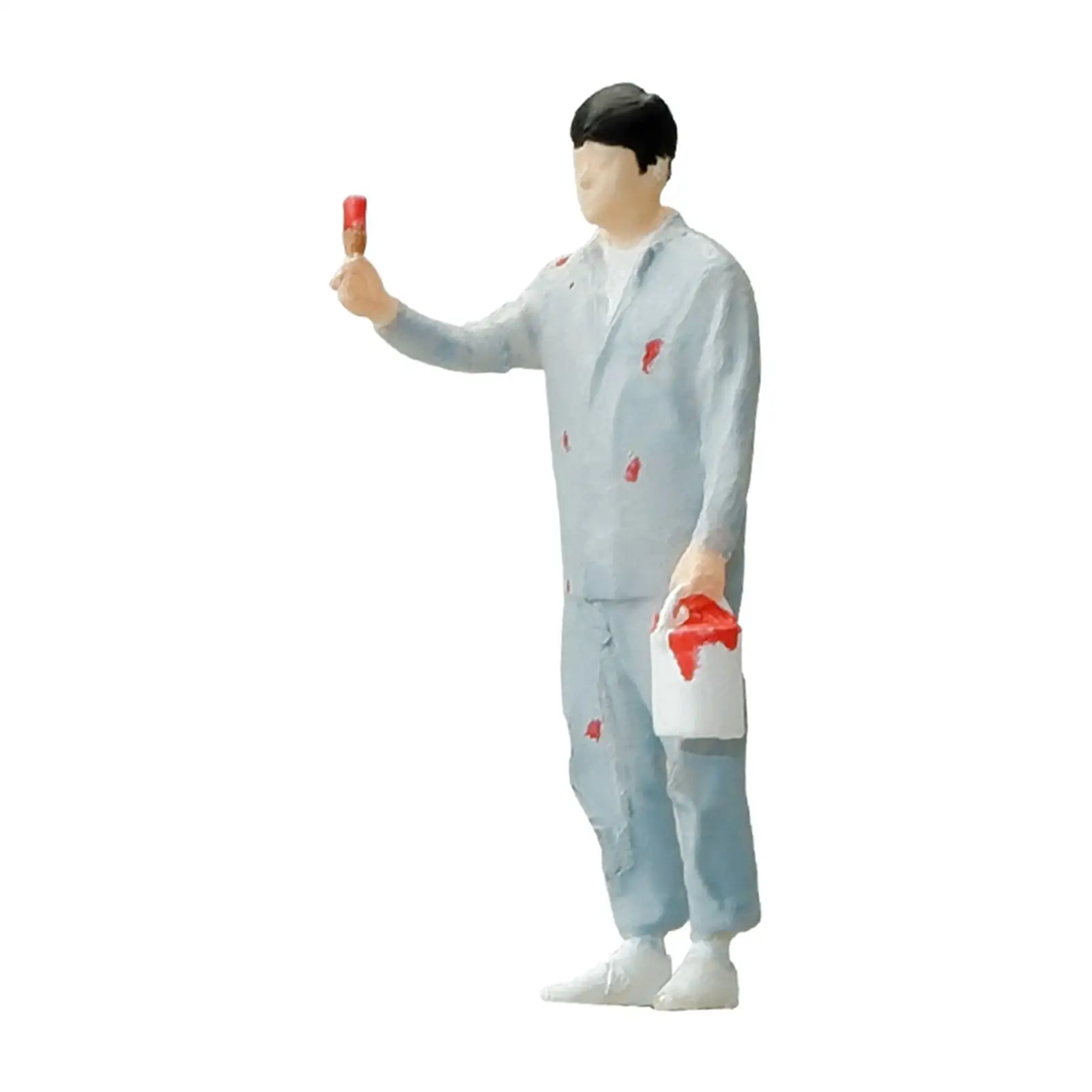 1/64 Scale Diorama Figure for Collections Dollhouse Accessories Railway Sets