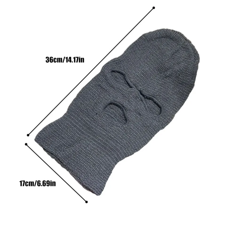 

Creative Knitting Car Seat Headcover 3Hole Warm Car Funny Hat Decoration Protector Full Cover Auto Headrest Decor Cover Car Seat