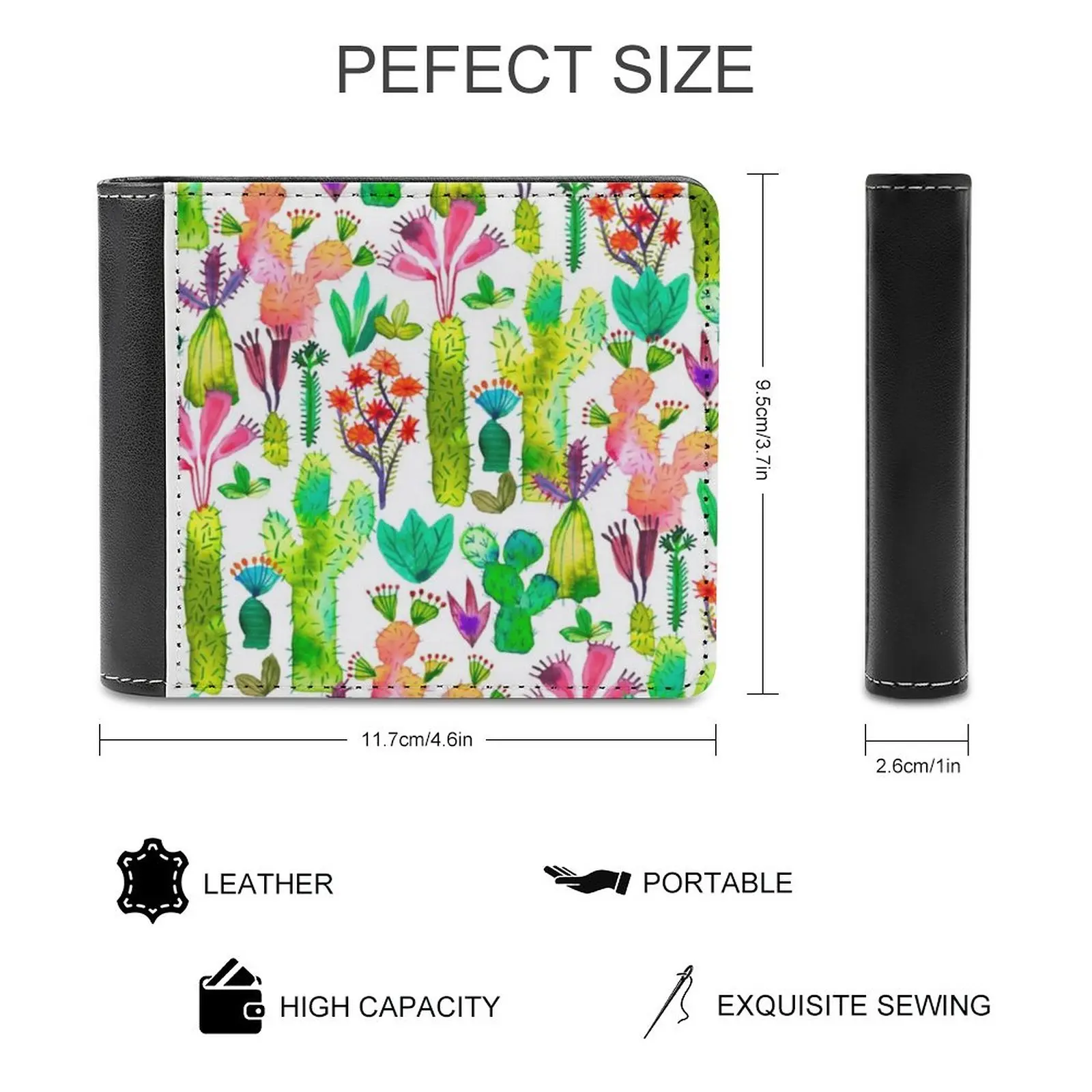 신비로운 달 나방-청록색 비즈니스 남성용 지갑 작은 돈 지갑 새로운 디자인 달러 가격 탑 지갑 루나 나방 마법의 위카