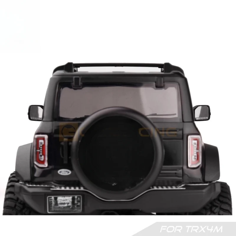 Stainless Steel Simulation Rear View Mirror Accessories for 1/18 RC Crawler Car Traxxas TRX4M Ford Fierce Horse Upgrade Parts