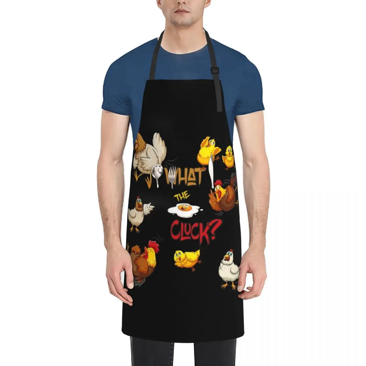 

Funny Chickens - What the Cluck Apron Kitchens Accessories Cute Kitchen Accessories Kitchen Utensils For Hairdresser Apron