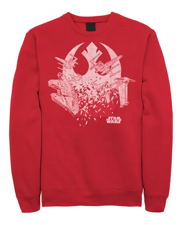 

Мужская и женская осенне-зимняя повседневная флисовая толстовка из чистого хлопка с принтом «Звездные войны» и круглым вырезом