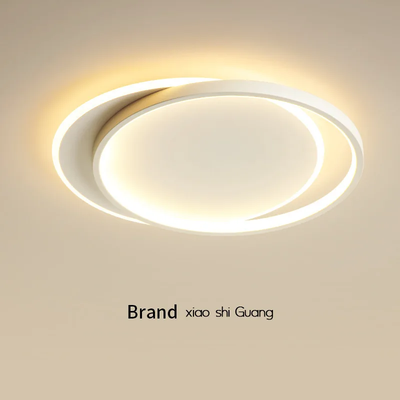 

New LED Master Bedroom Lamp Nordic Room Study Round Minimalist Modern Simple Living Room Ceiling Lamp