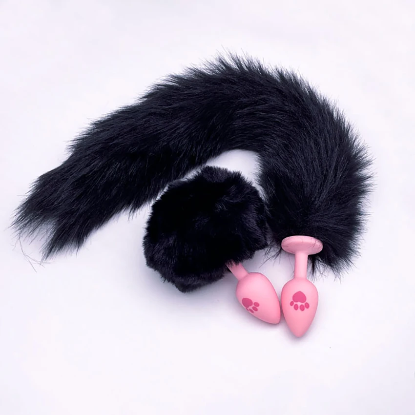 Silicone Sexy Fox Butt Plug Fox Tail Intimate Toys Anal Extender Dilator Sex Shop Products Erotic Games Goods For Adults - view 3