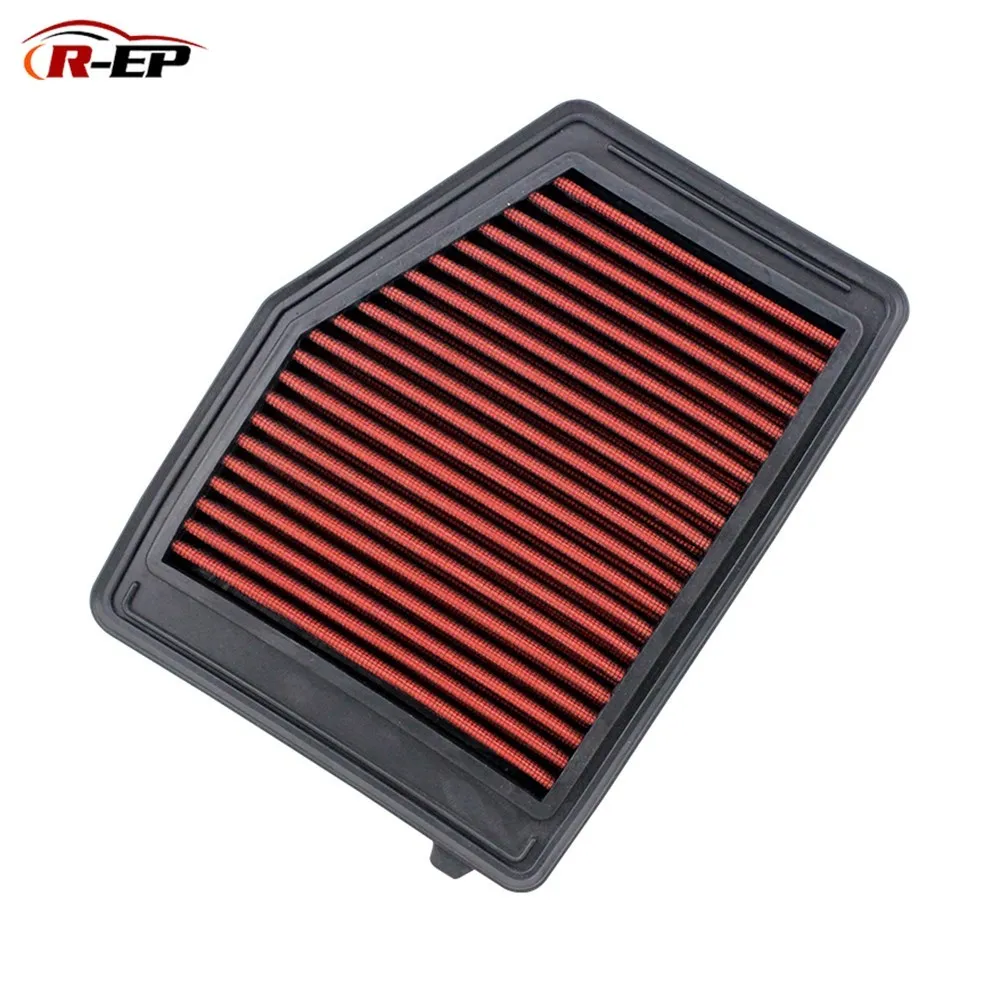 R-EP Replacement Panel Air Filter Fit for Honda Civic Acura IXL 1.8L 2.0L 2012-2018 17220-RIA-A01 Cold Air Intake Washable