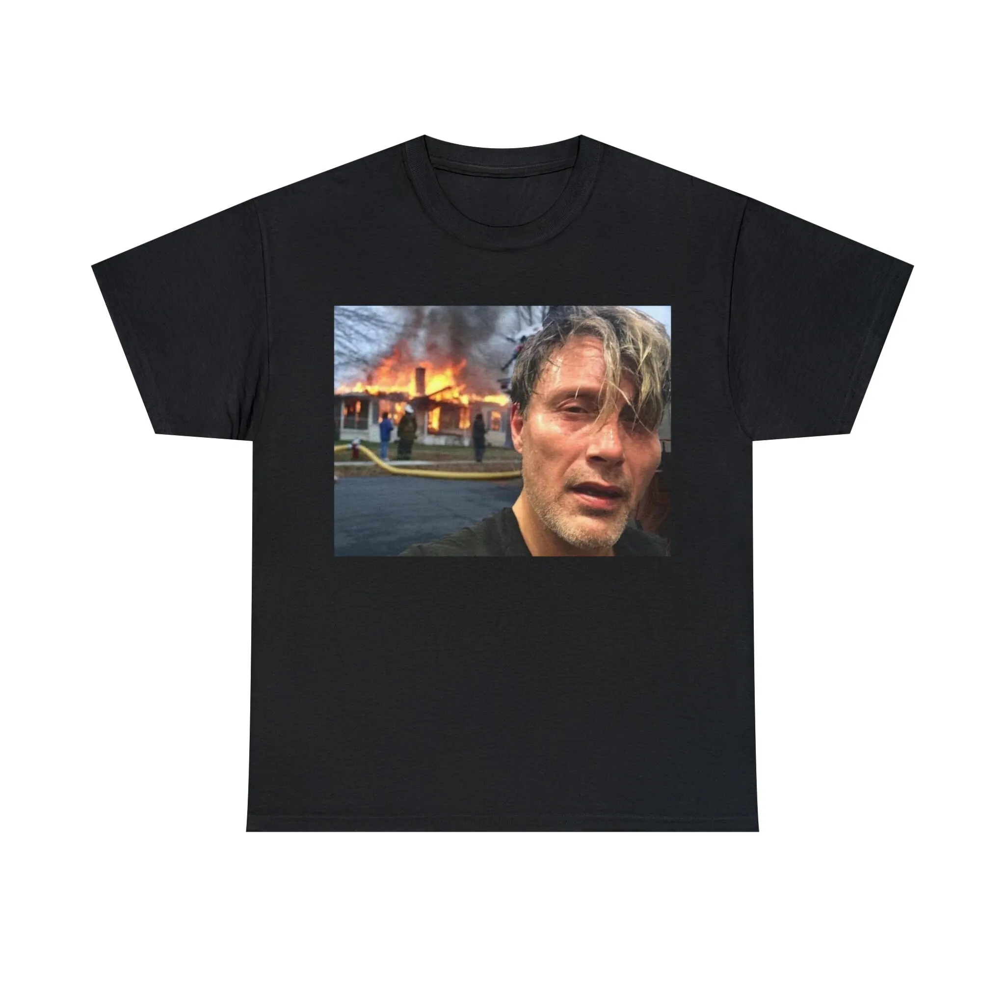 Mads Mikkelsen Fire Meme T-shirt