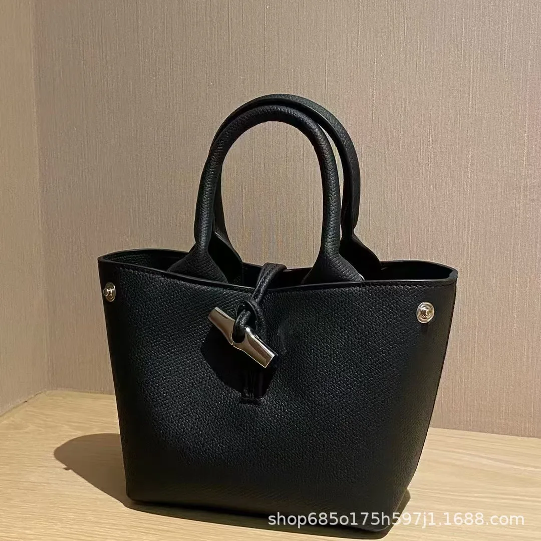 

Женская сумка 2025: Новая, легкая, роскошная мини-сумка-ведро из мягкой натуральной кожи с верхней ручкой, на плечо, уникальная, стильная, универсальная