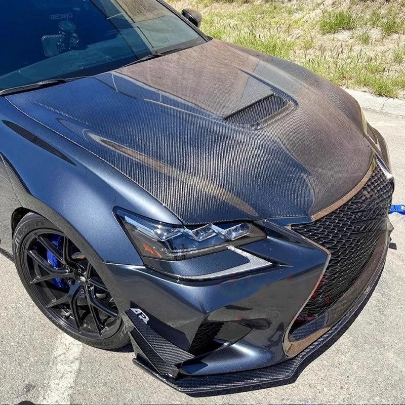 High Quality Carbon Fiber Hood 12-17 GS350 GS250 450 Perfect Fit Upgrade Bumper Engine Cover for Lexus GS