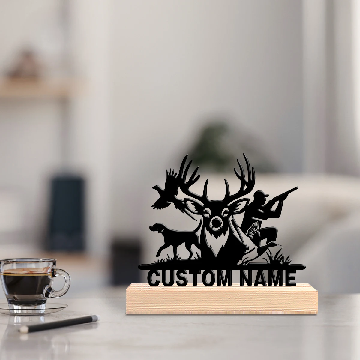 Desktop Laser Engraver - 1pc Mode Gepersonaliseerde Aangepaste Jacht IJzeren