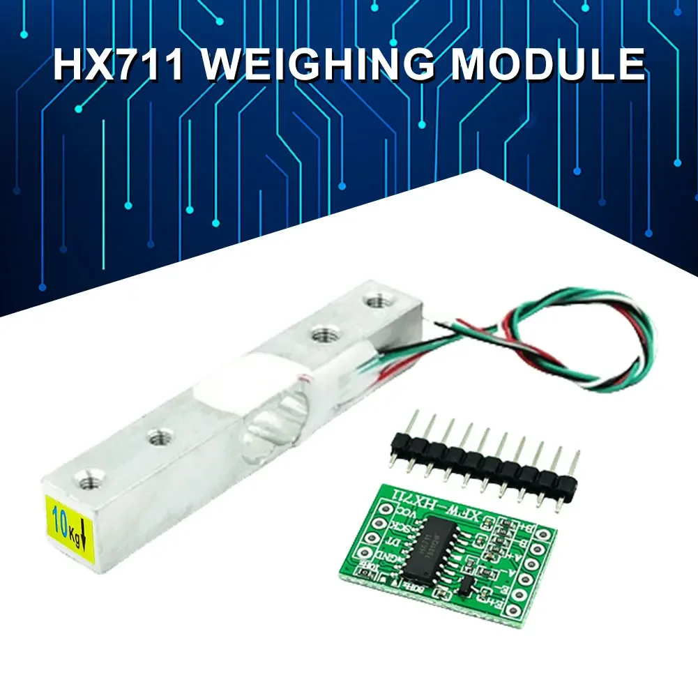 Load Cell Weight Sensor 1KG 5KG 10KG 20KG HX711 AD Module Electronic Scale Aluminum Alloy Weighing Pressure Sensor Module