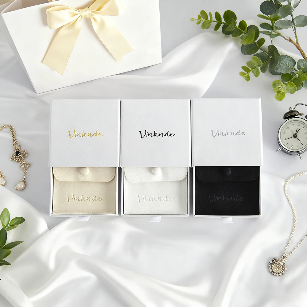 

Шкатулка для драгоценностей, выдвижные ящики с сумкой-кнопкой из микрофибры, органайзер с логотипом, подарок, простые портативные дорожные серьги, кольца, чехол