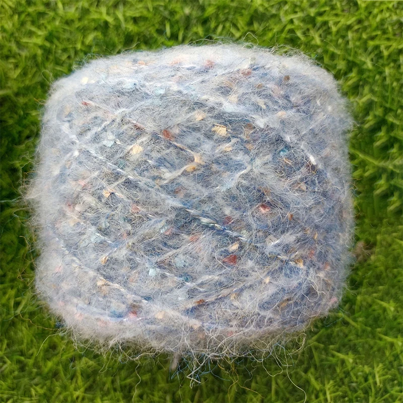 50 جم/لفة غزل الموهير جيبسوفيلا كروشيه خيط غزل الصوف لحياكة اليد وشاح ديي سترة قبعة لينة الحياكة حبل الغزل