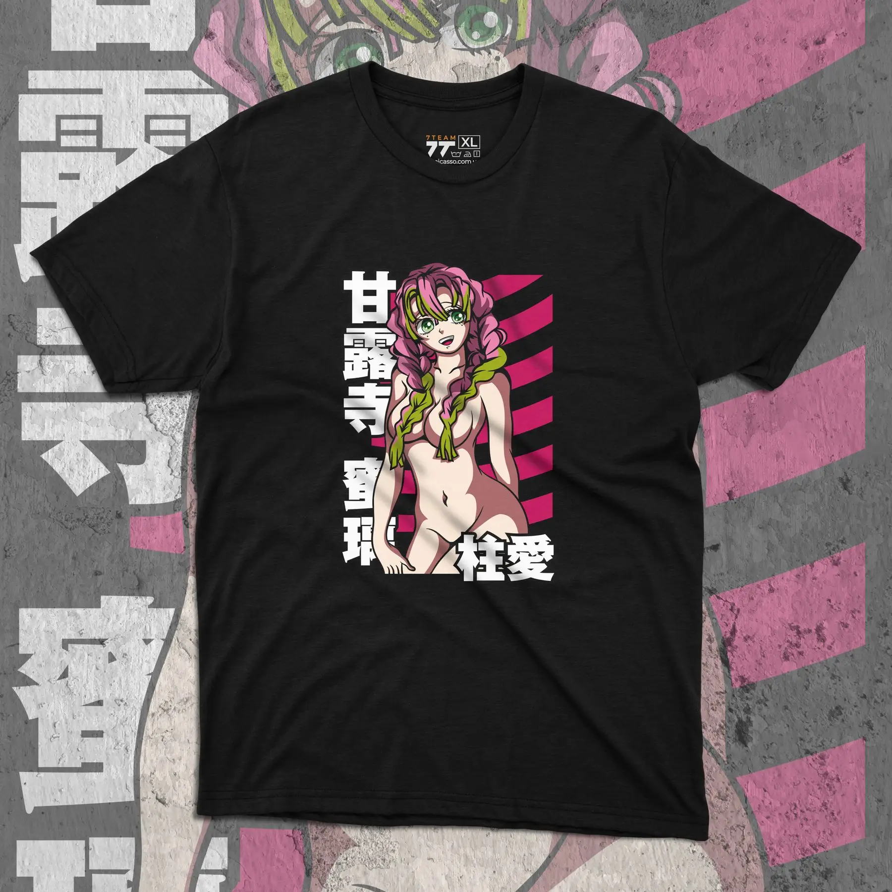 T-shirt with Demon Slashing Blade print - Mitsuri 4 SE