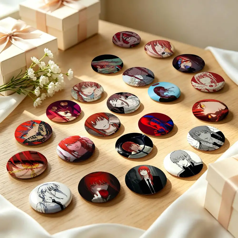 Cute M-makima-S Badge Pins For Friend, Backpack, Clothing, Collectible Accessories, Jewelry Gift