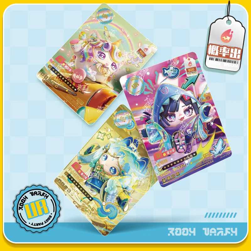 Kayou – carte de Collection authentique Egglet Party, mignonne, Pack tendance, ensemble de cartes Cr de 4e édition avec une Collection de cartes authentiques en boîte